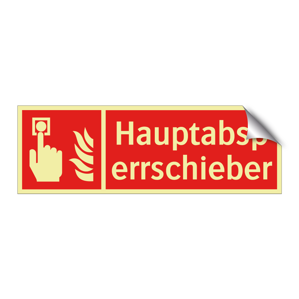 Hauptabsperrschieber