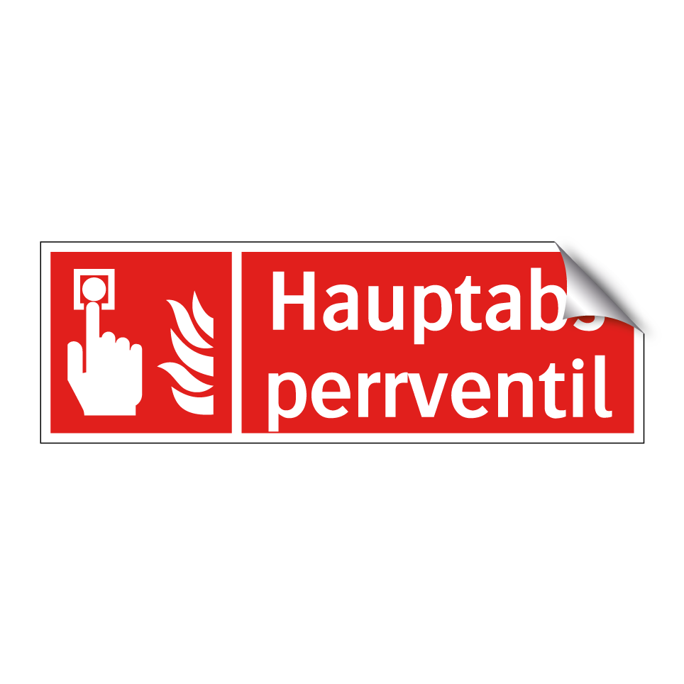 Hauptabsperrventil