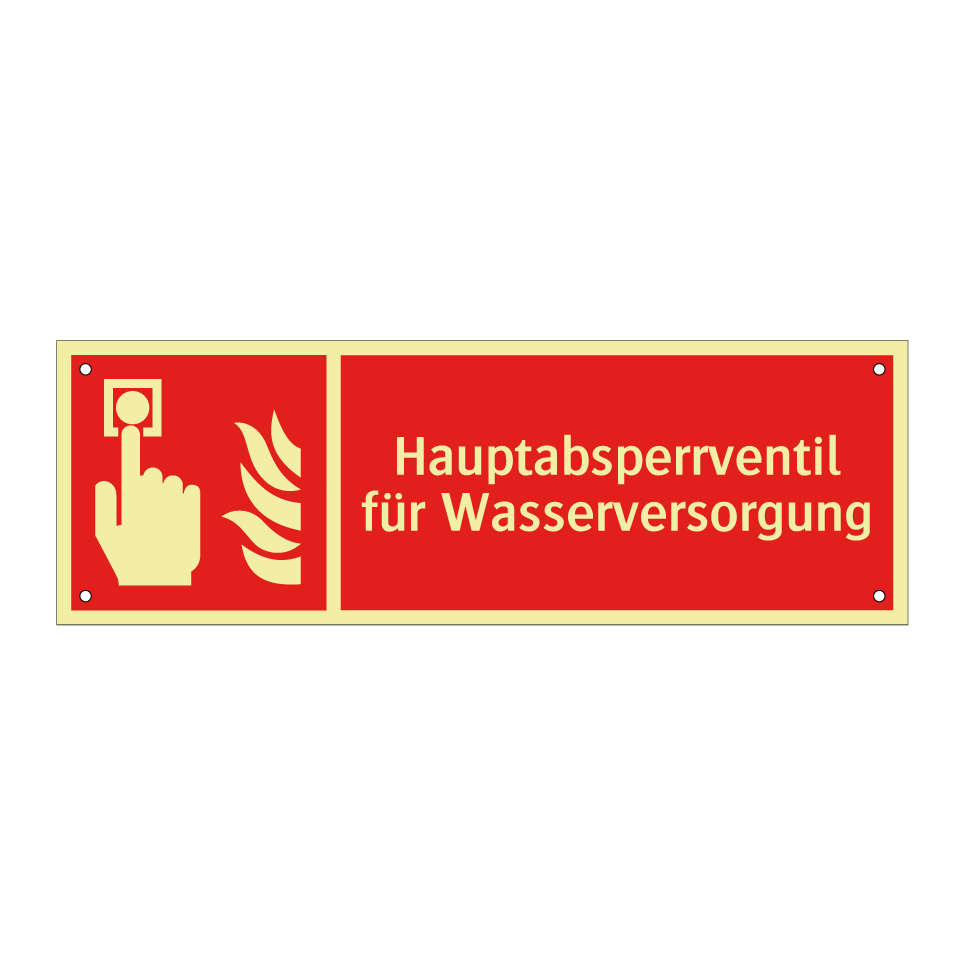 Hauptabsperrventil für Wasserversorgung