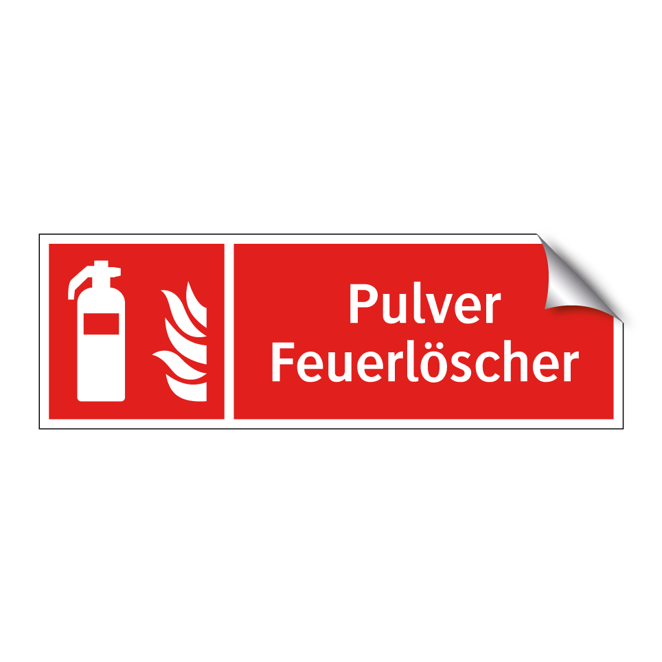 Pulver Feuerlöscher