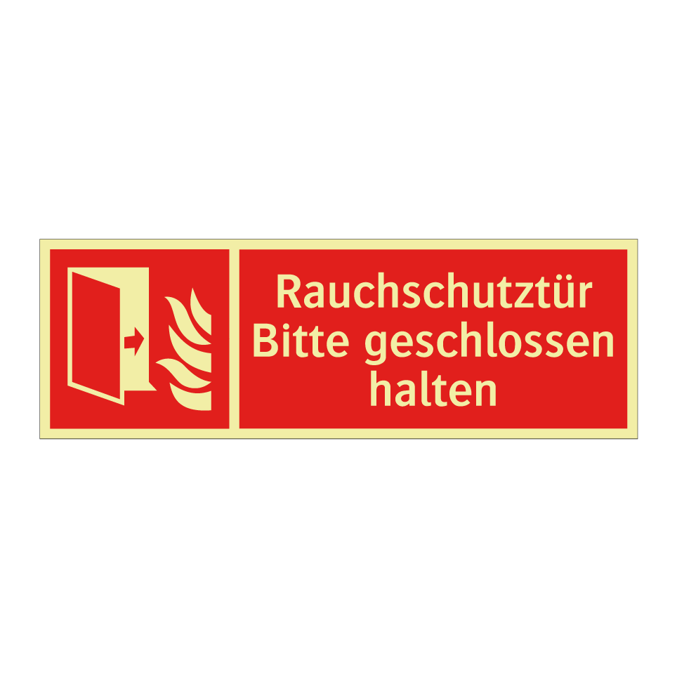 Rauchschutztür Bitte geschlossen halten
