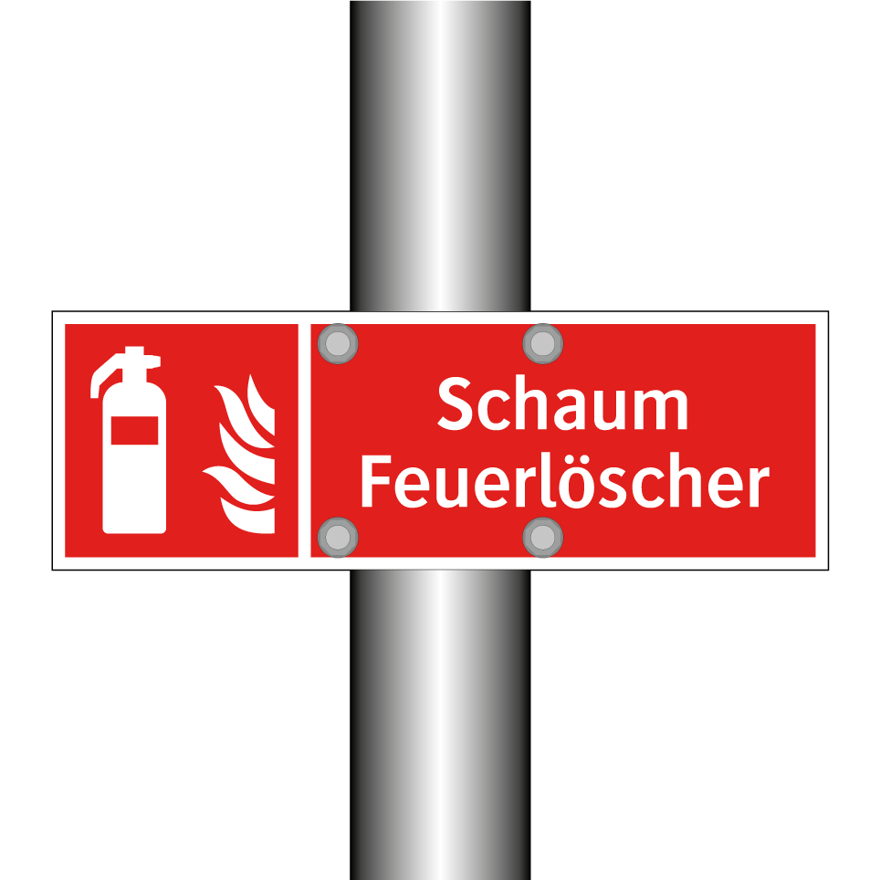 Schaum Feuerlöscher