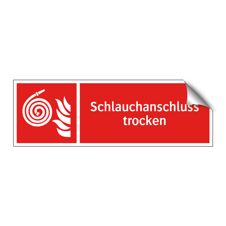 Schlauchanschluss trocken