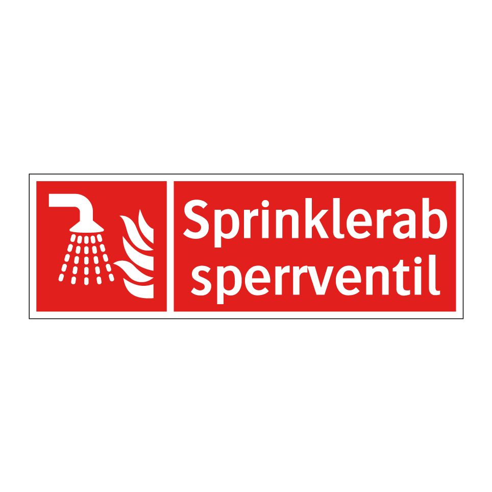 Sprinklerabsperrventil