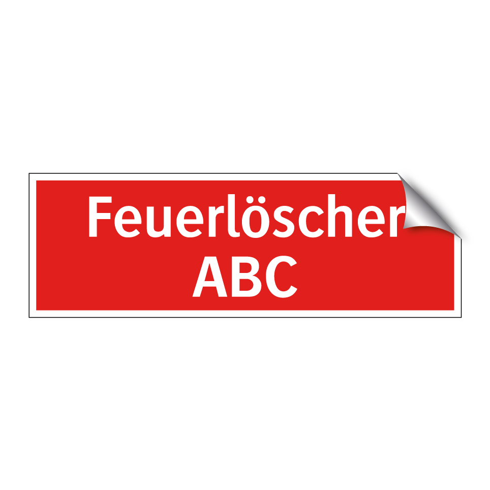 Feuerlöscher ABC