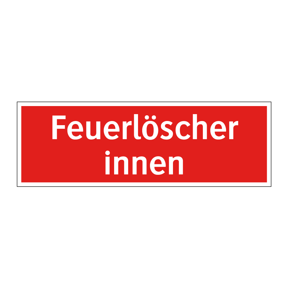 Feuerlöscher innen