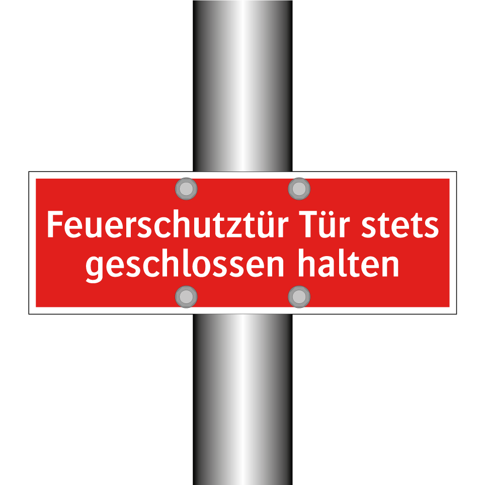 Feuerschutztür Tür stets geschlossen halten