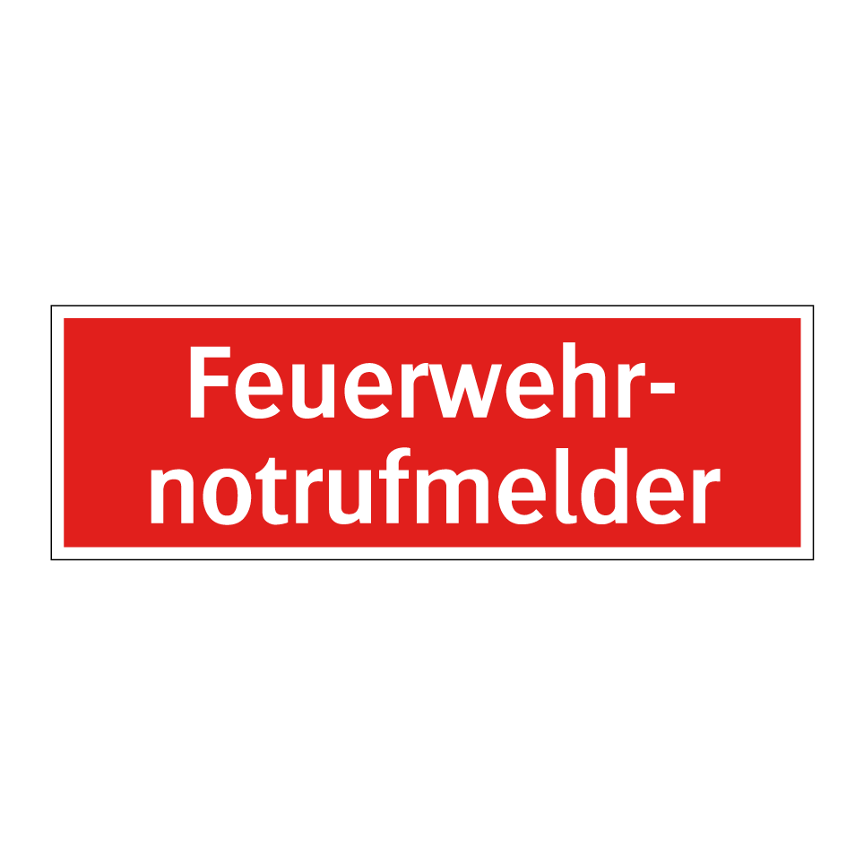 Feuerwehr- notrufmelder