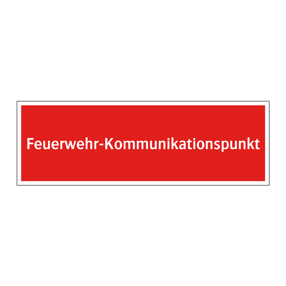 Feuerwehr-Kommunikationspunkt
