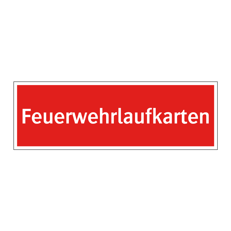 Feuerwehrlaufkarten