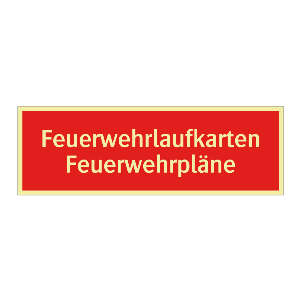 Feuerwehrlaufkarten Feuerwehrpläne