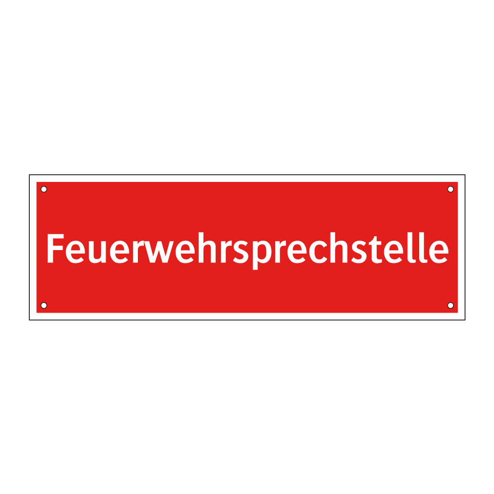 Feuerwehrsprechstelle