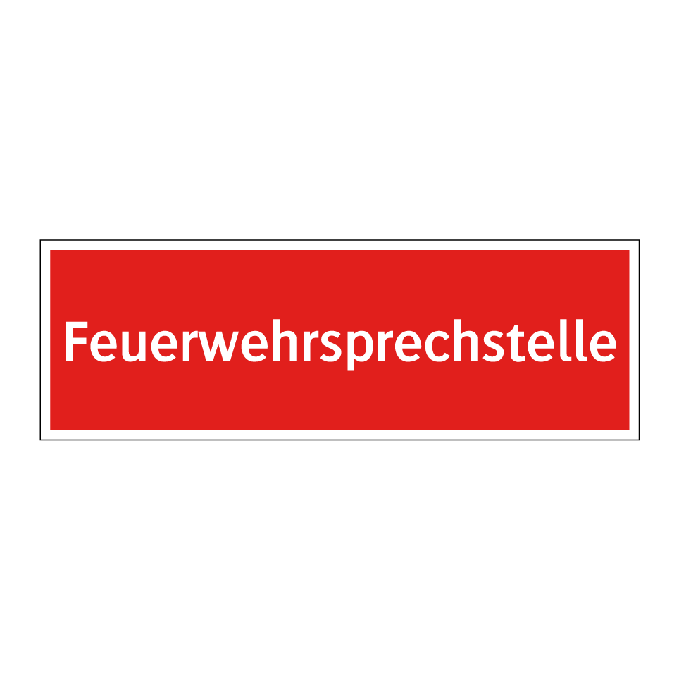 Feuerwehrsprechstelle