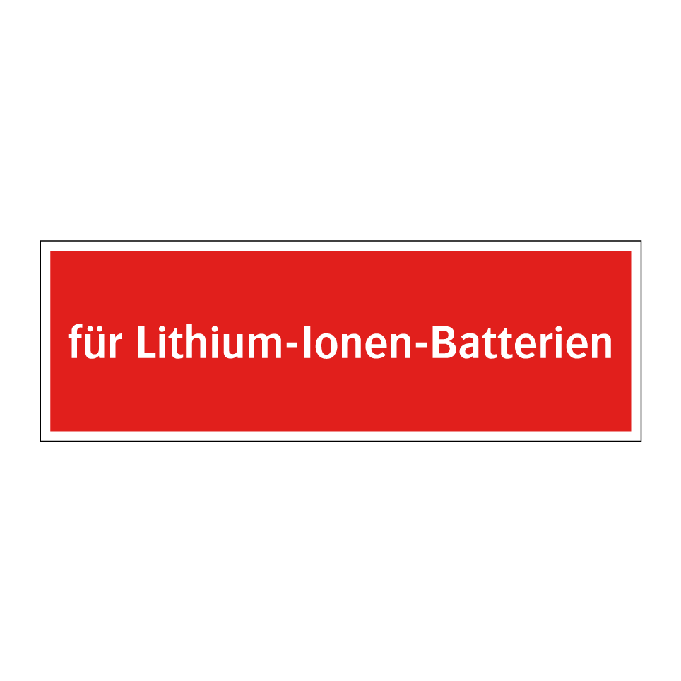 für Lithium-Ionen-Batterien