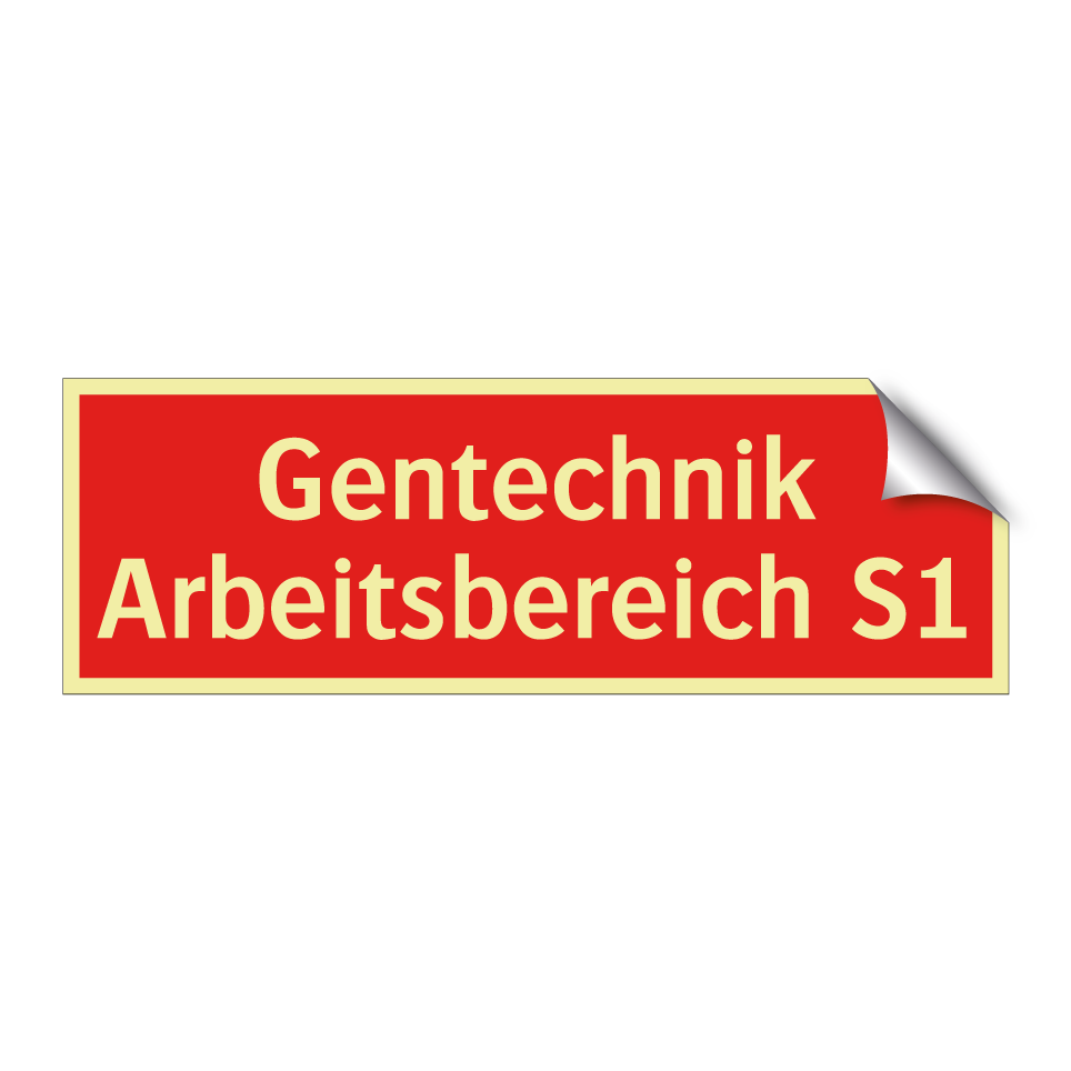 Gentechnik Arbeitsbereich S1