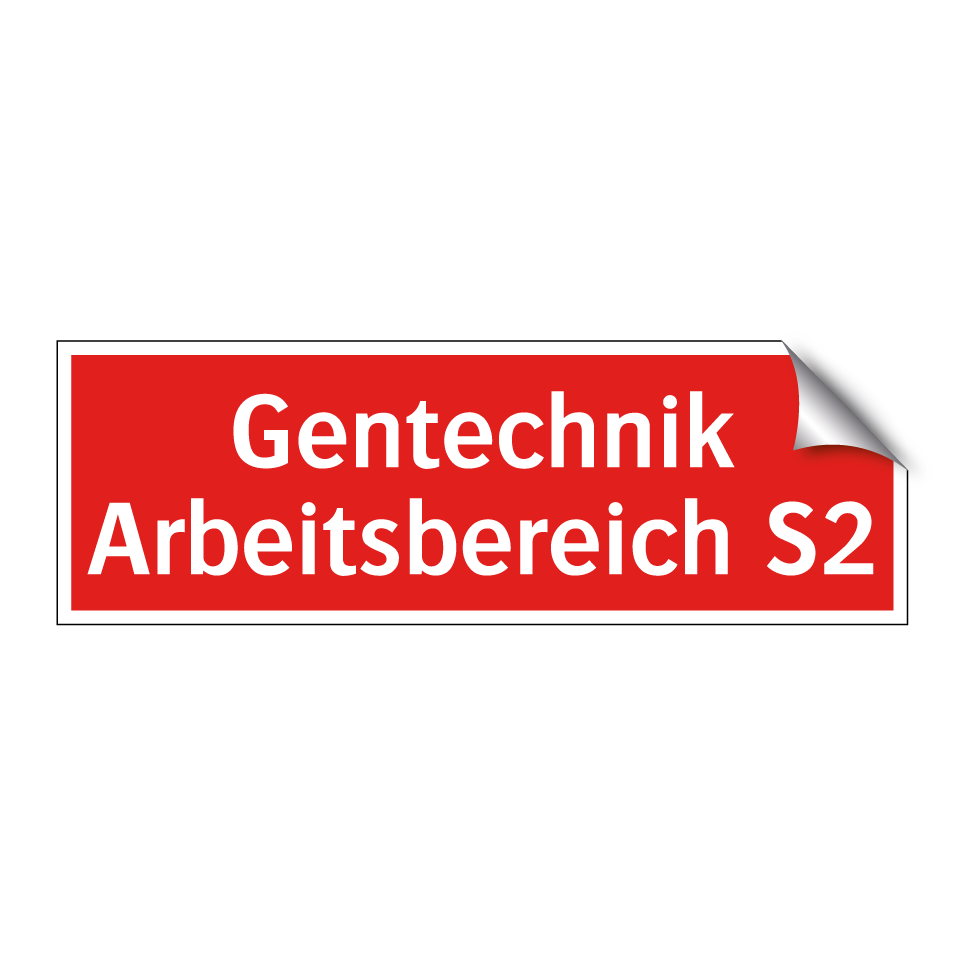Gentechnik Arbeitsbereich S2