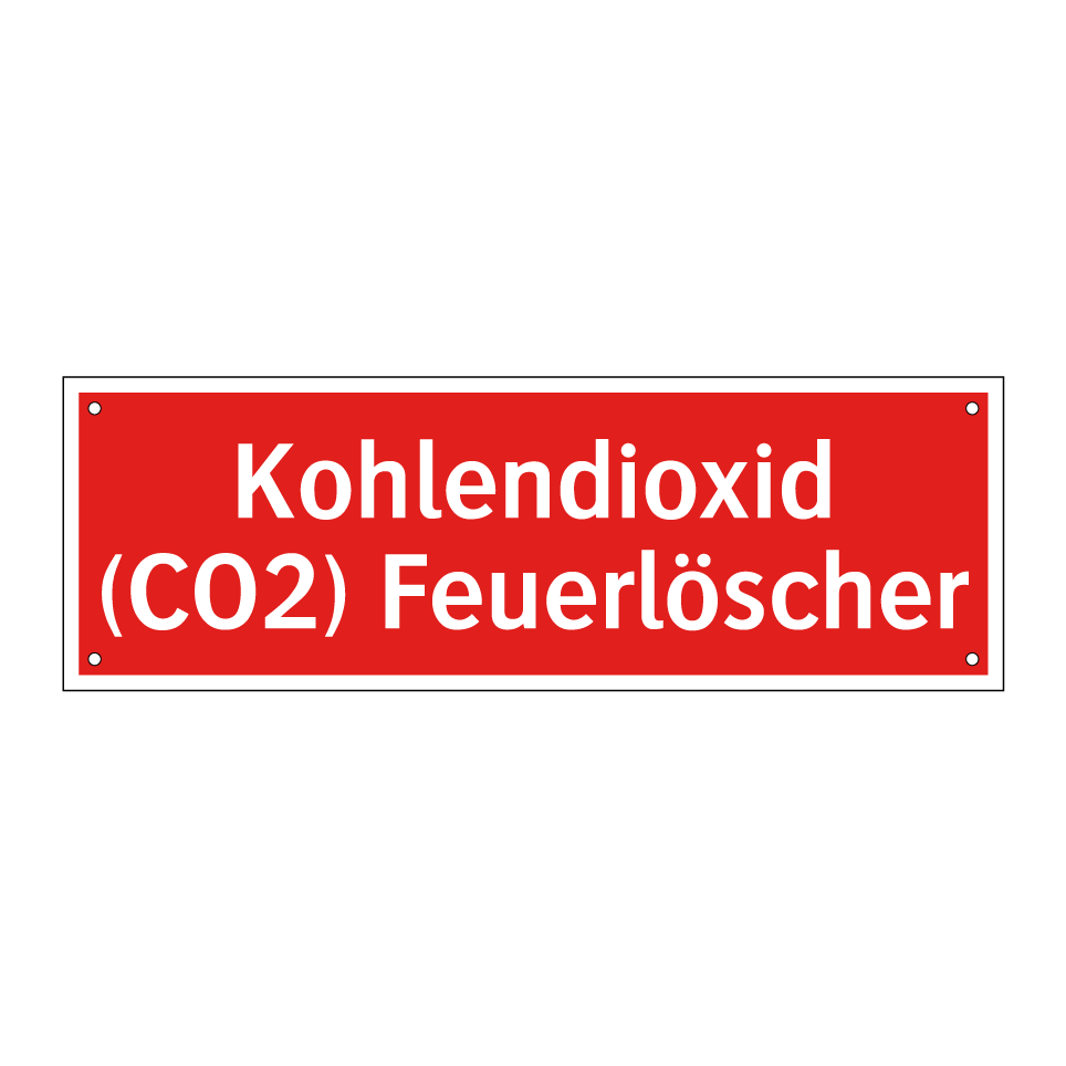 Kohlendioxid (CO2) Feuerlöscher