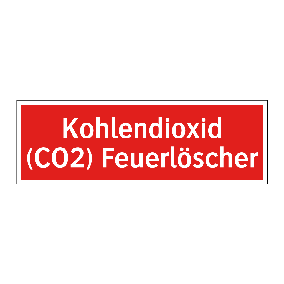 Kohlendioxid (CO2) Feuerlöscher