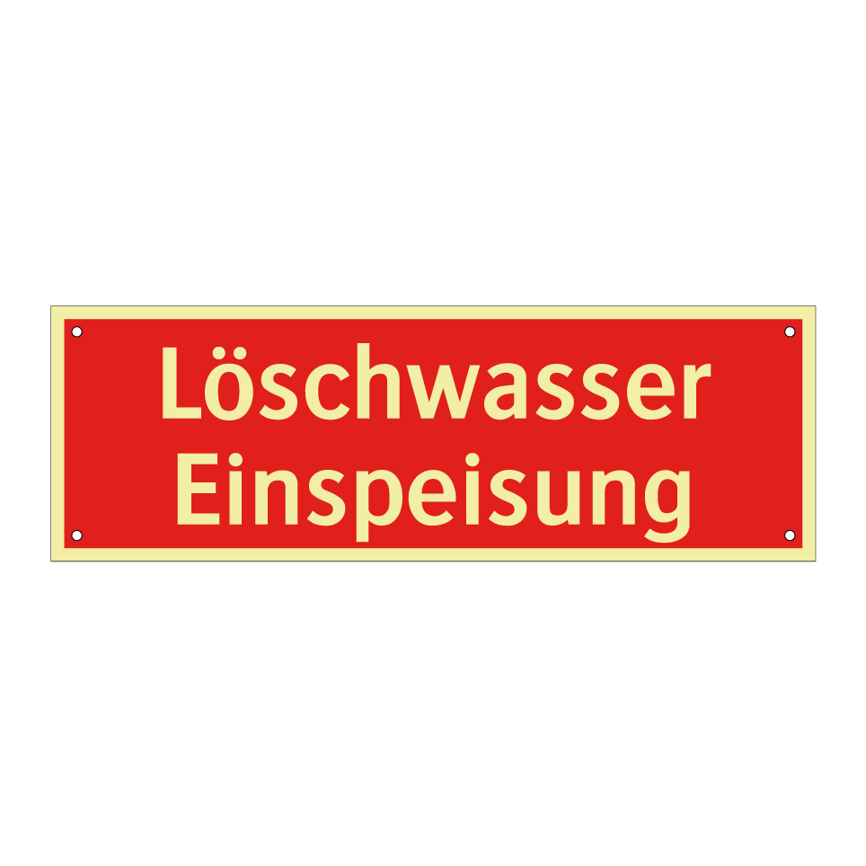 Löschwasser Einspeisung