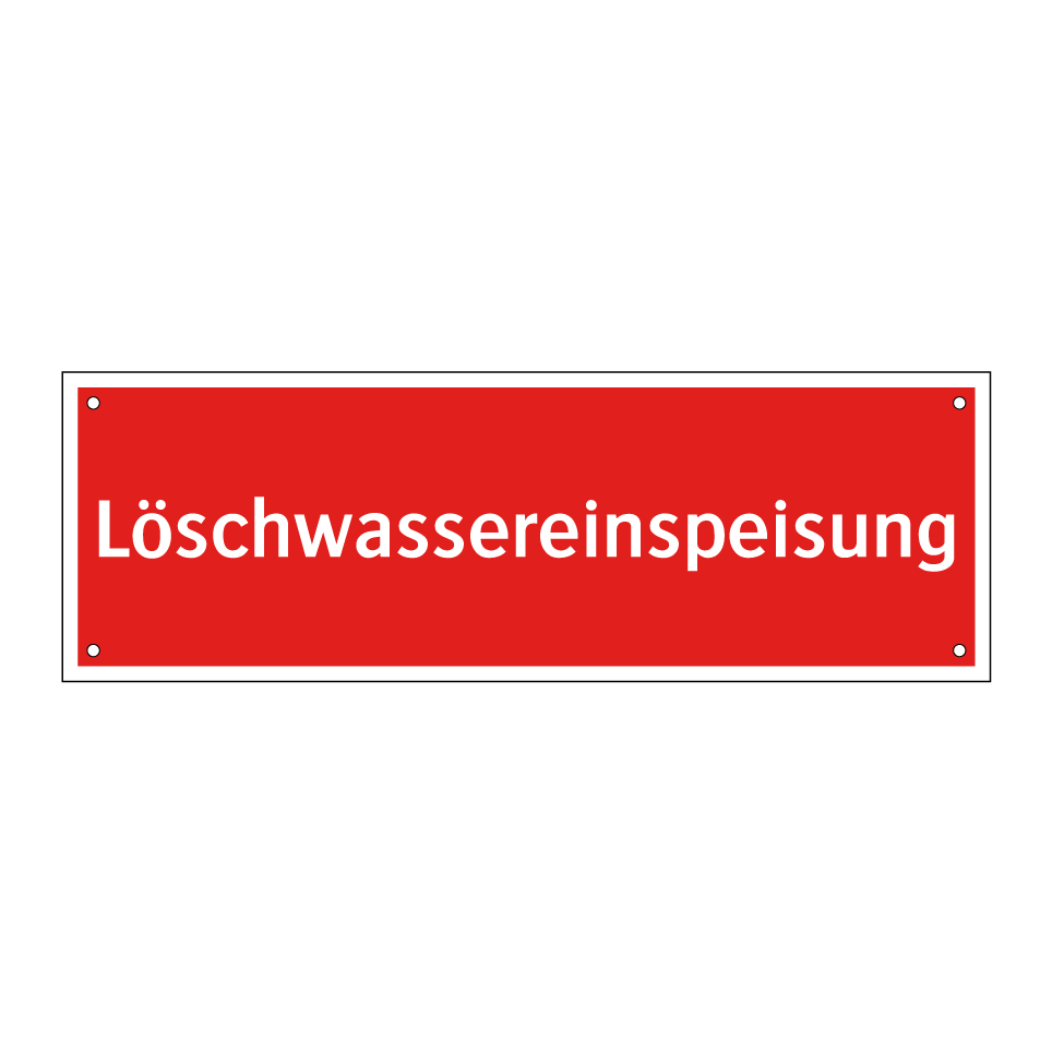 Löschwassereinspeisung