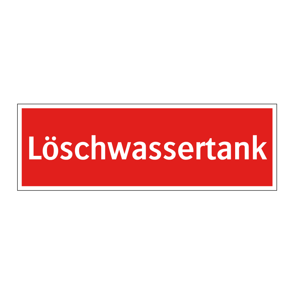 Löschwassertank