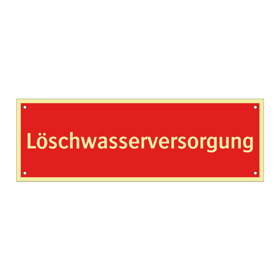 Löschwasserversorgung