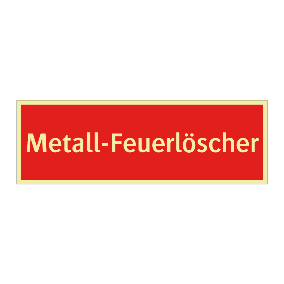 Metall-Feuerlöscher