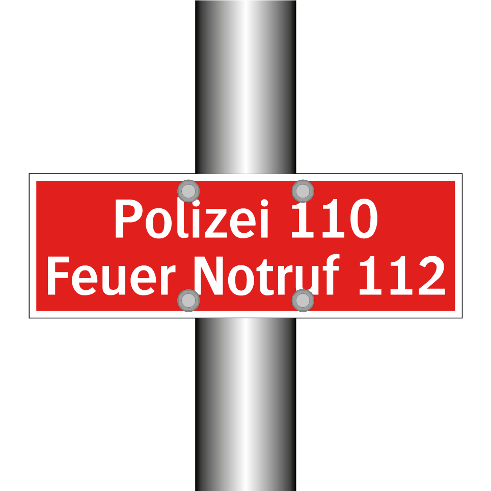 Polizei 110 Feuer Notruf 112