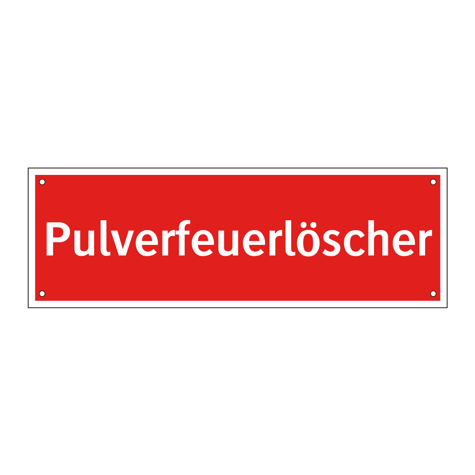Pulverfeuerlöscher