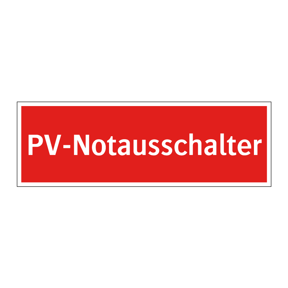 PV-Notausschalter