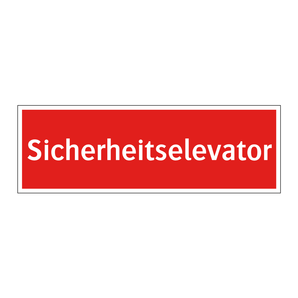 Sicherheitselevator