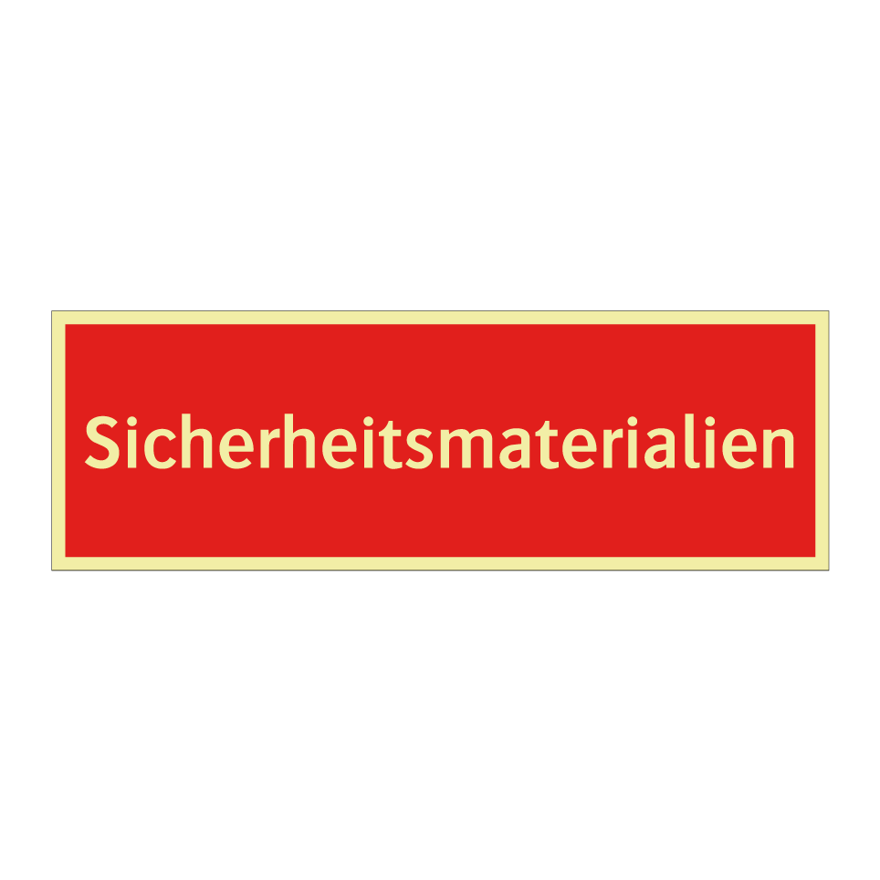 Sicherheitsmaterialien