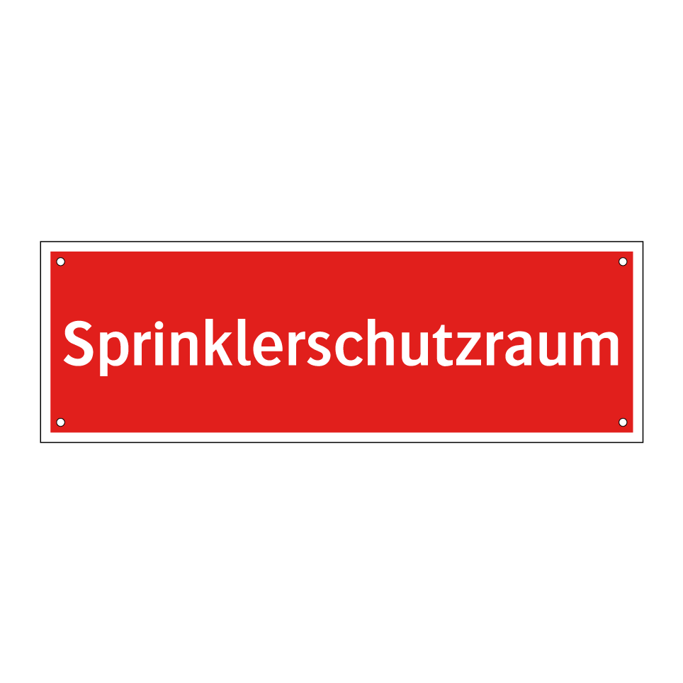 Sprinklerschutzraum