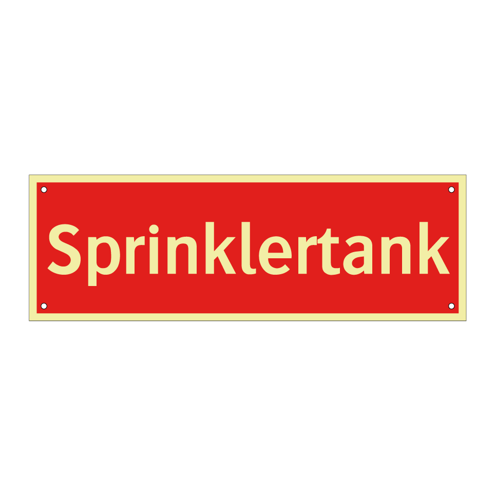 Sprinklertank