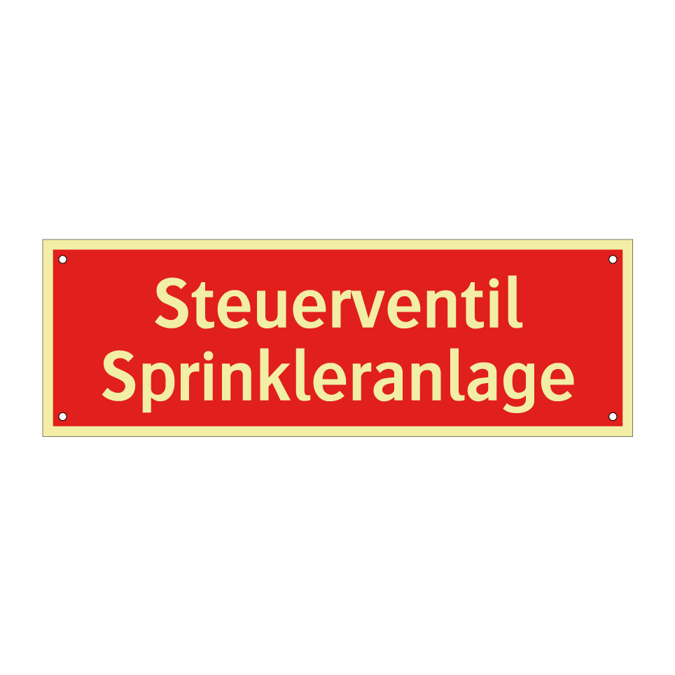 Steuerventil Sprinkleranlage