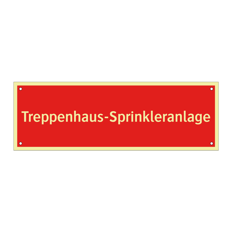 Treppenhaus-Sprinkleranlage