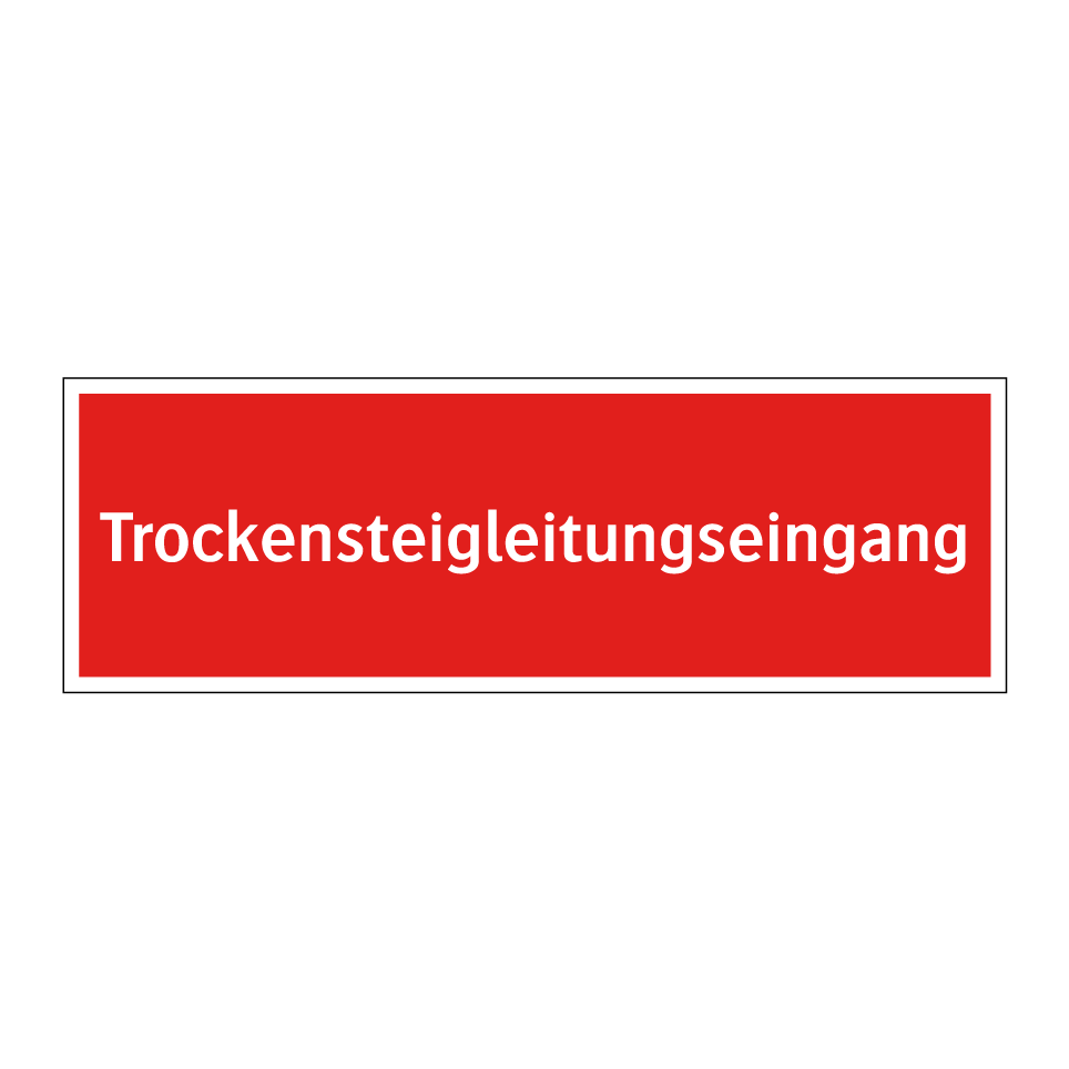 Trockensteigleitungseingang