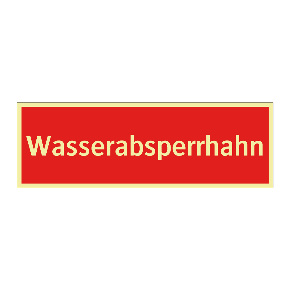 Wasserabsperrhahn