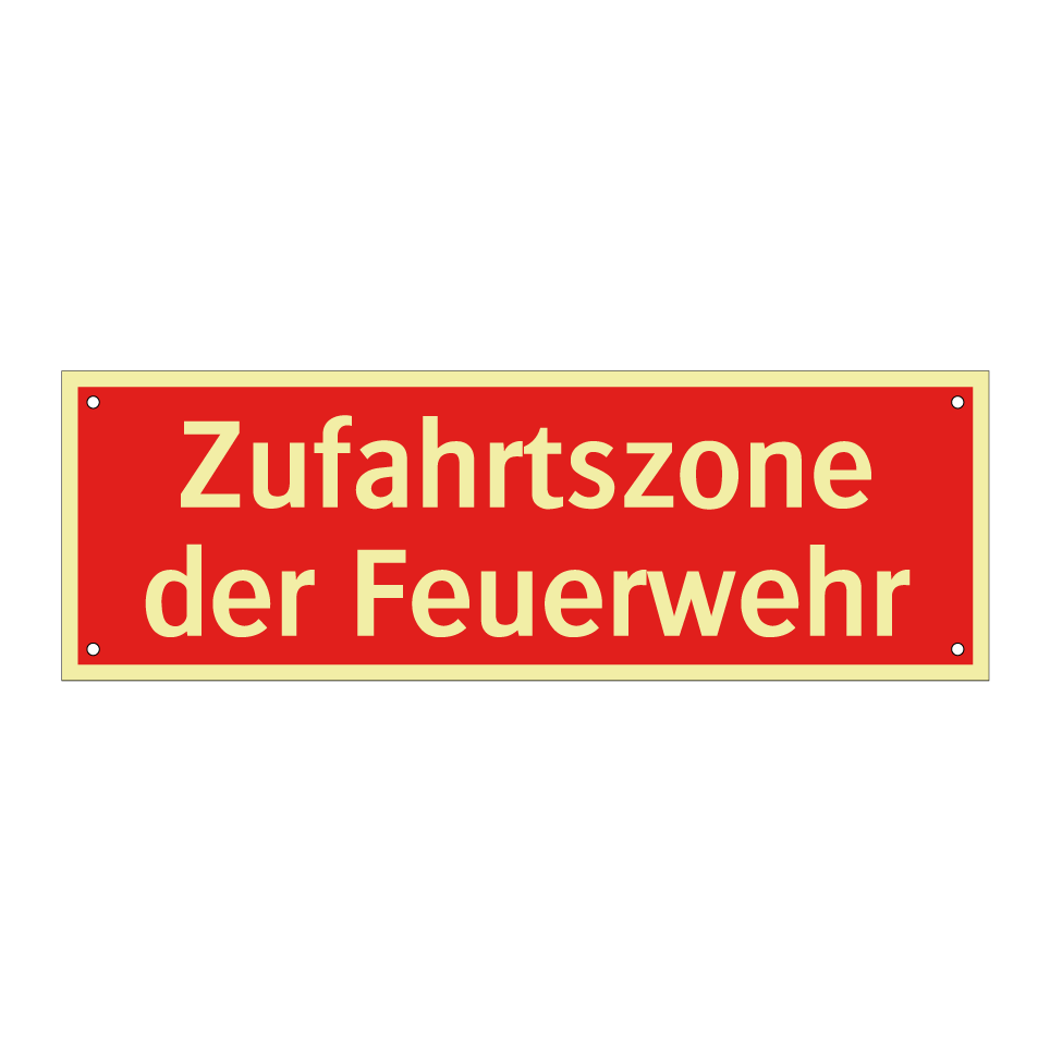 Zufahrtszone der Feuerwehr