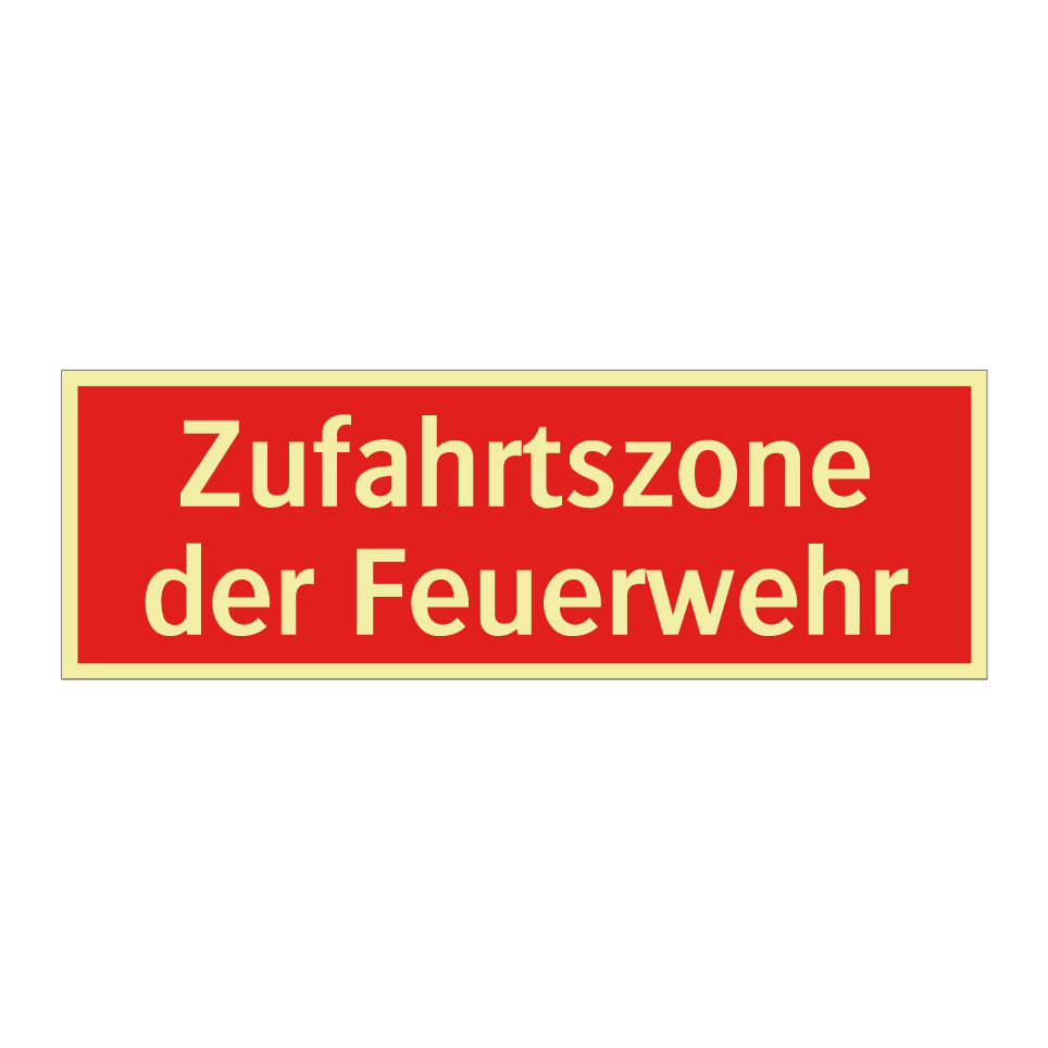 Zufahrtszone der Feuerwehr