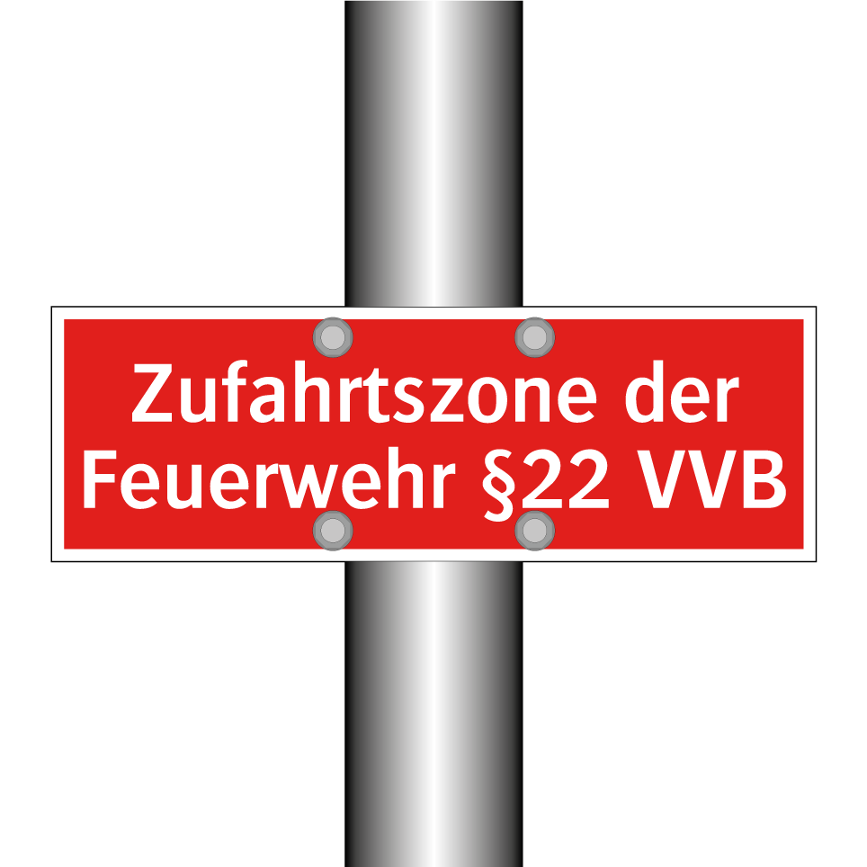 Zufahrtszone der Feuerwehr §22 VVB