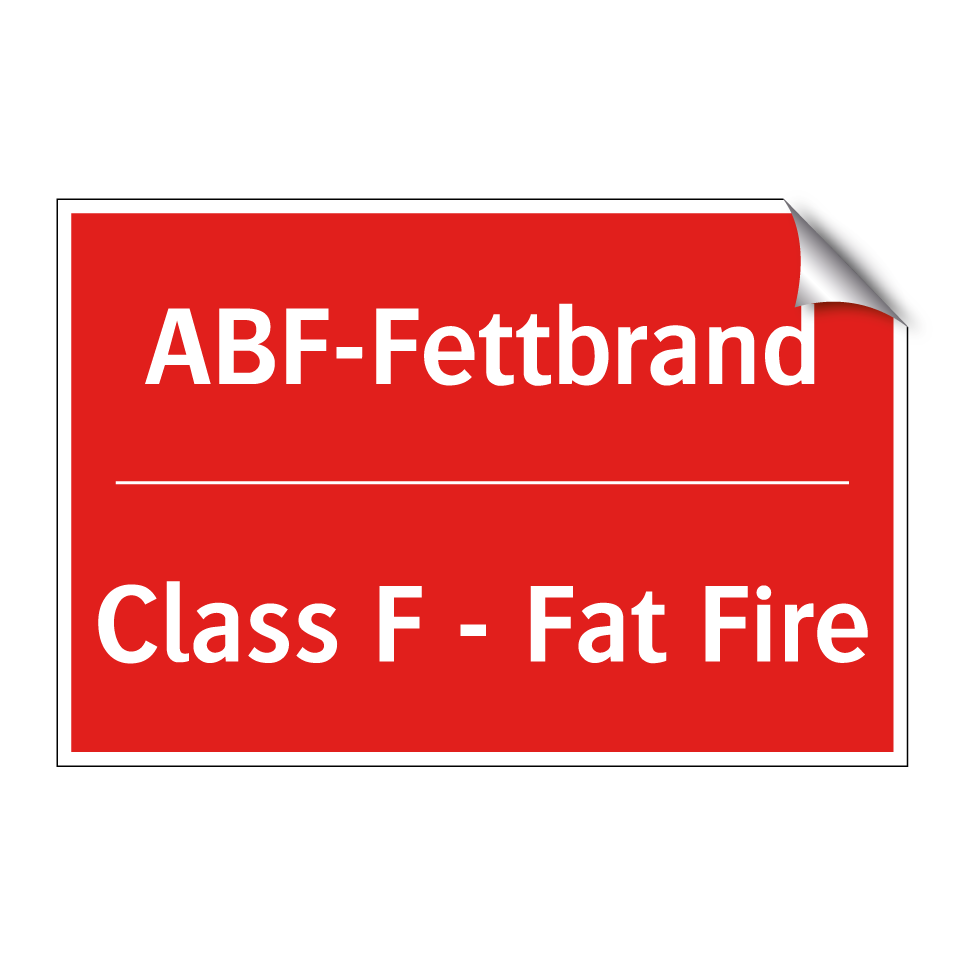 ABF-Fettbrand - Class F - Fat Fire