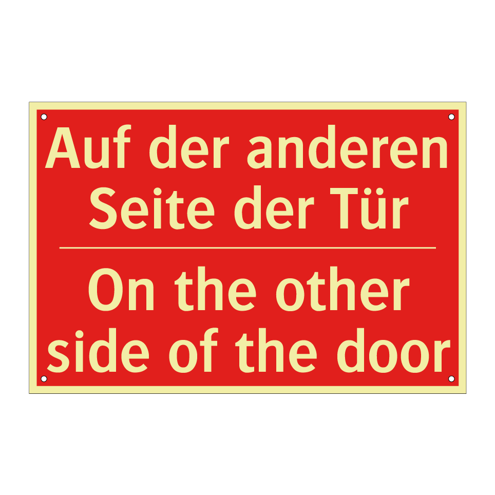 Auf der anderen Seite der Tür - On the other side of the door