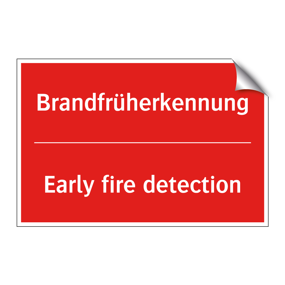Brandfrüherkennung - Early fire detection