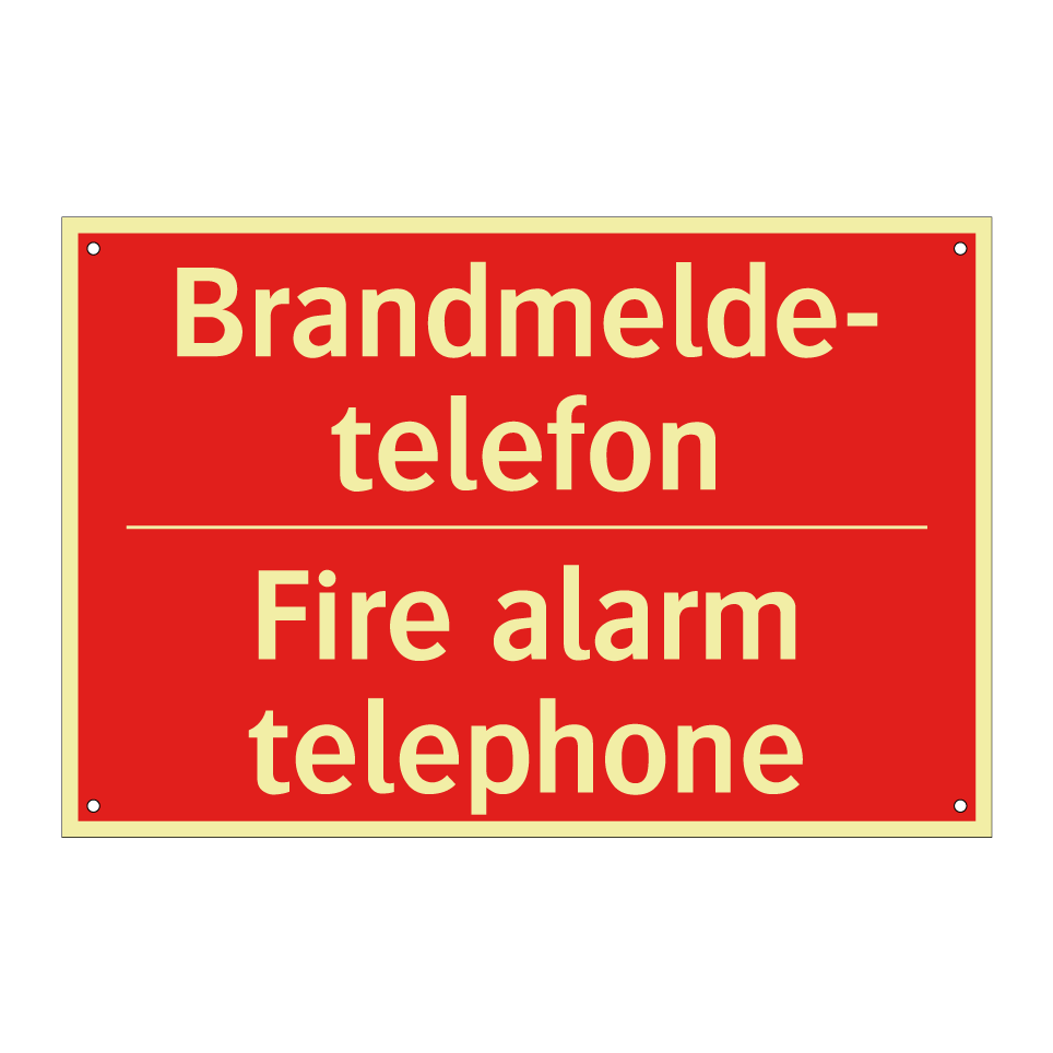 Brandmelde- telefon - Fire alarm telephone