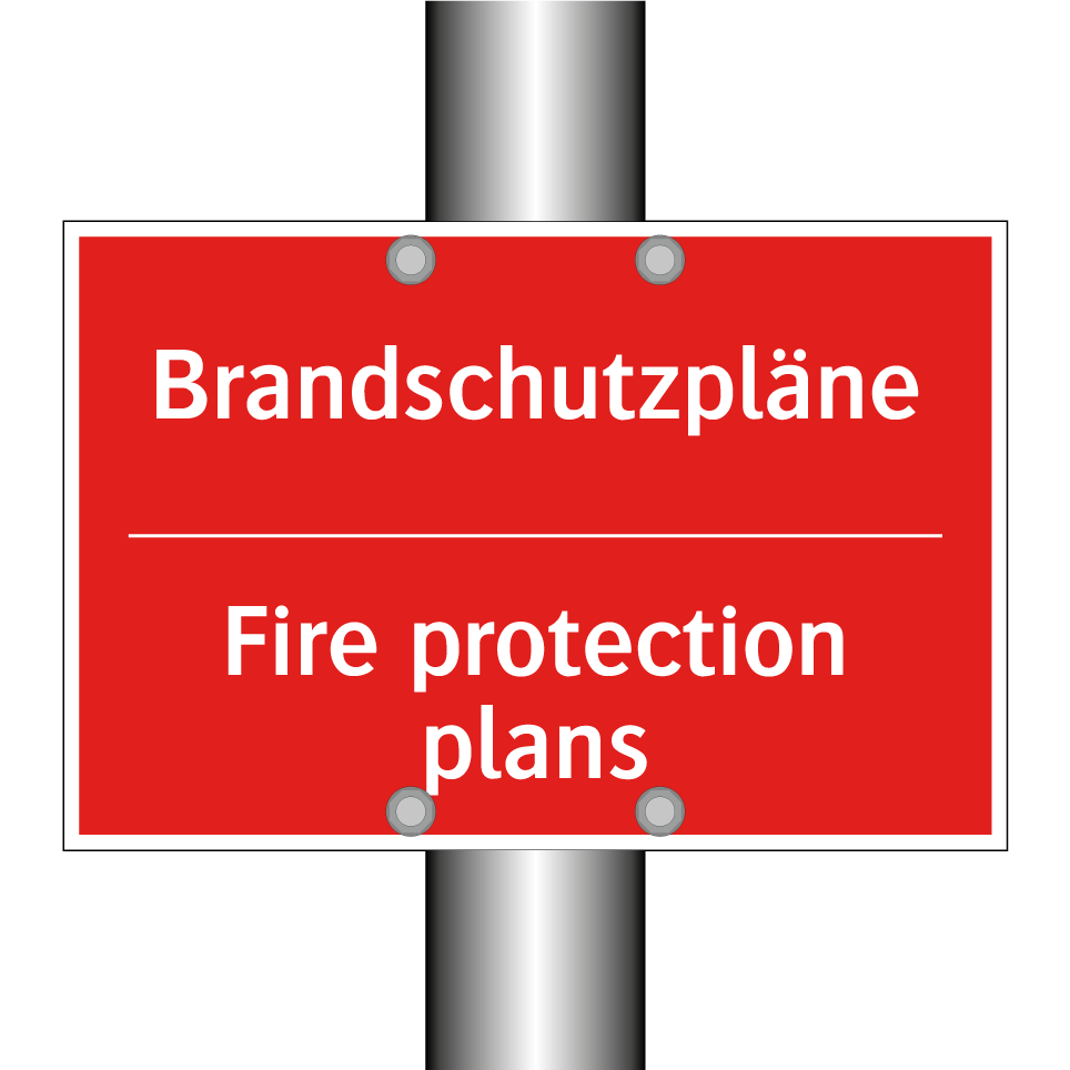 Brandschutzpläne - Fire protection plans