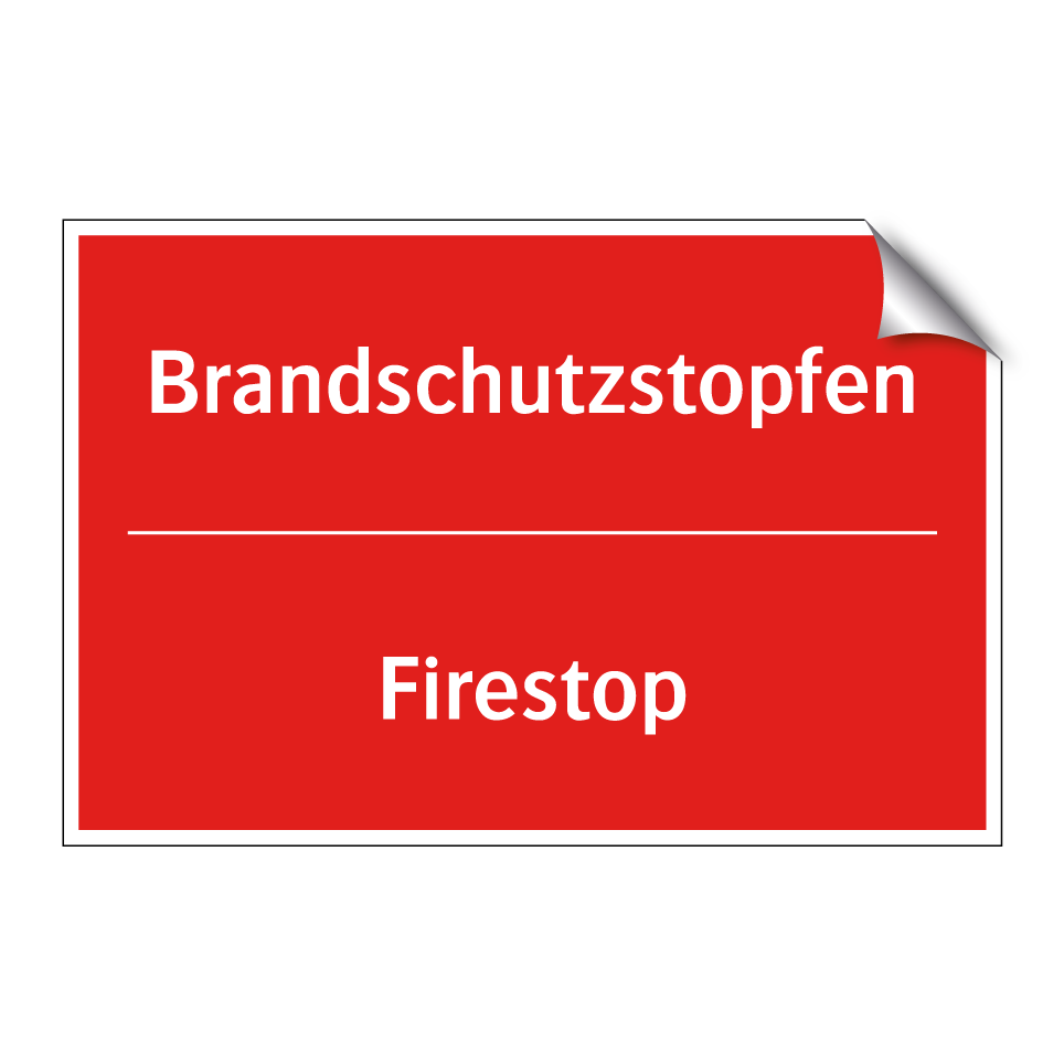 Brandschutzstopfen - Firestop