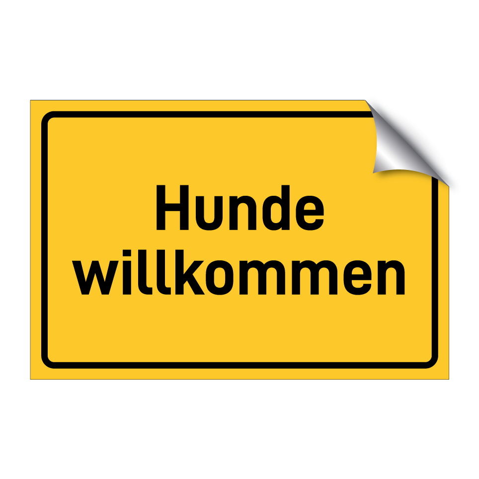 Hunde willkommen