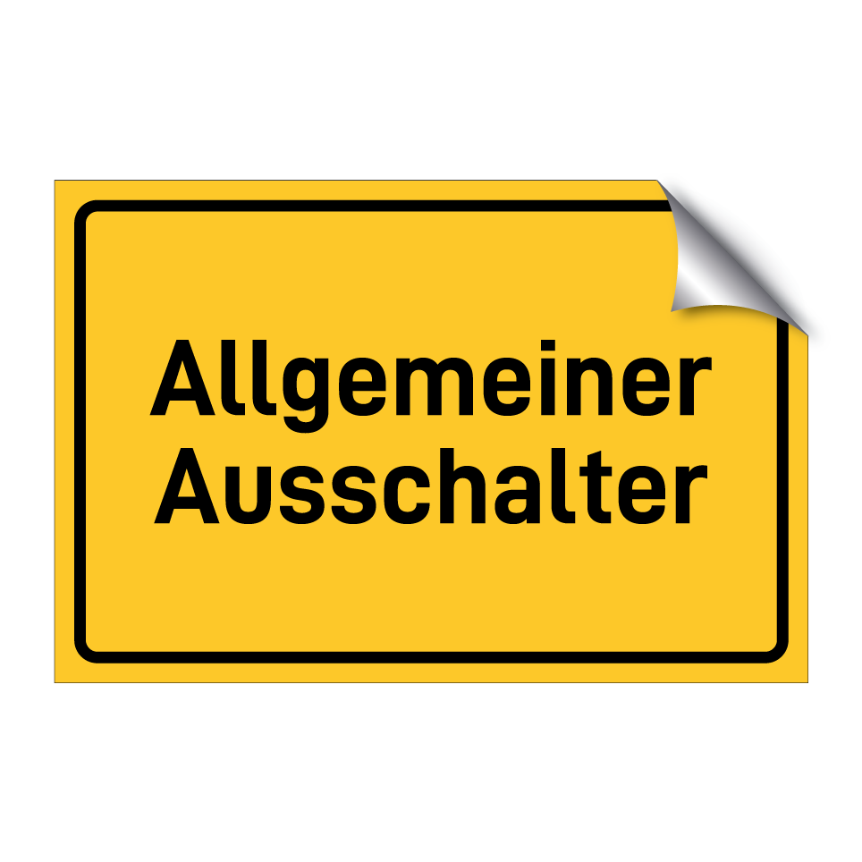 Allgemeiner Ausschalter