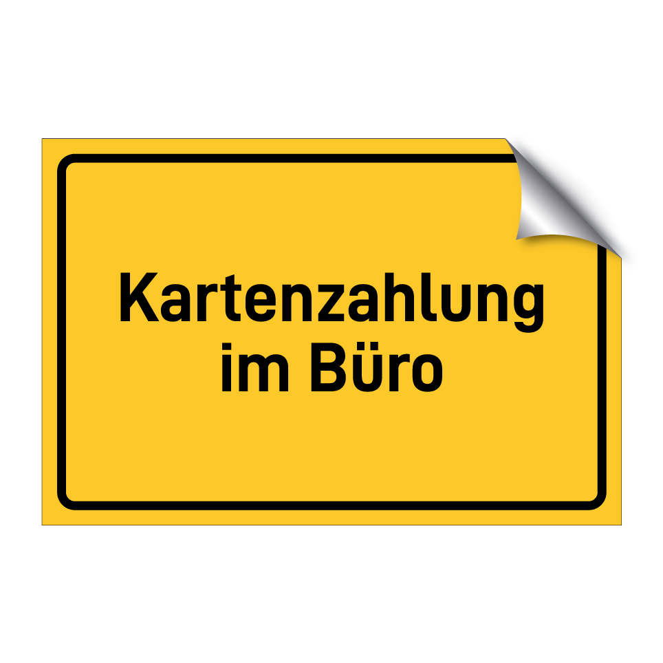 Kartenzahlung im Büro